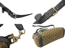 Load image into Gallery viewer, GUCCI グッチ 2WAYバッグ ハンドバッグ ショルダーバッグ 282300 204991 GGキャンバス ベージュ グレー ゴールド金具 良品 中古 4b002635