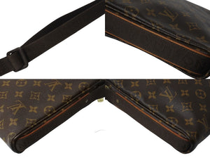 LOUIS VUITTON ルイヴィトン トロター ボブール ショルダーバッグ M97037 モノグラム ブラウン PVC レザー ゴールド金具 美品 中古 4b002638