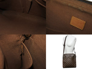 LOUIS VUITTON ルイヴィトン トロター ボブール ショルダーバッグ M97037 モノグラム ブラウン PVC レザー ゴールド金具 美品 中古 4b002638