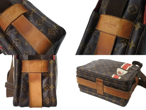 LOUIS VUITTON ルイヴィトン M41431 モノグラム チャイナラン ナヴィグリオ 2008年限定 ショルダーバッグ モノグラム 美品 中古 4b002639