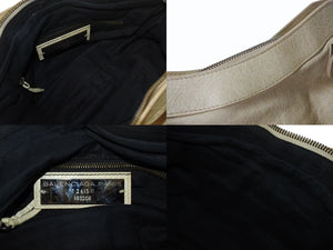 BALENCIAGA バレンシアガ ザ ファースト 2WAY ショルダーバッグ 103208・213048 アイボリー レザー ハンドバッグ 良品 中古 4b002641