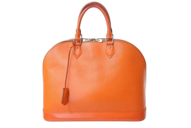 LOUISVUITTON ルイヴィトン アルマGM ハンドバッグ M40633 エピ レザー オレンジ M40633 エピ レザー オレンジ シルバー金具 美品 中古 4b002643