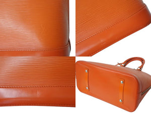 LOUISVUITTON ルイヴィトン アルマGM ハンドバッグ M40633 エピ レザー オレンジ M40633 エピ レザー オレンジ シルバー金具 美品 中古 4b002643