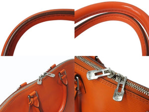 LOUISVUITTON ルイヴィトン アルマGM ハンドバッグ M40633 エピ レザー オレンジ M40633 エピ レザー オレンジ シルバー金具 美品 中古 4b002643