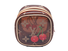 Load image into Gallery viewer, 新品未使用 LOUIS VUITTON ルイヴィトン モノグラム チェリー ポルトモネ キューブ ポーチ 村上隆 新作 M14943 中古 4b002644