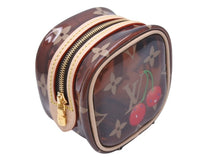 Load image into Gallery viewer, 新品未使用 LOUIS VUITTON ルイヴィトン モノグラム チェリー ポルトモネ キューブ ポーチ 村上隆 新作 M14943 中古 4b002644