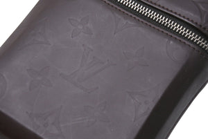 LOUIS VUITTON ルイヴィトン モノグラム グラセ レイ ウエストポーチ ヒップバッグ M46550 ブラウン レザー 美品 中古 4b002651