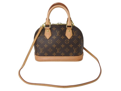 LOUIS VUITTON ルイヴィトン アルマBB ハンドバッグ M53152 ショルダー 2WAY モノグラムキャンバス PVC レザー 美品 中古 4b002652