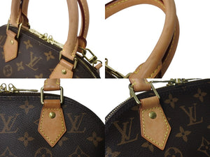 LOUIS VUITTON ルイヴィトン アルマBB ハンドバッグ M53152 ショルダー 2WAY モノグラムキャンバス PVC レザー 美品 中古 4b002652