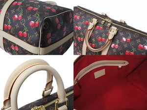 新品未使用 LOUIS VUITTON ルイヴィトン モノグラム チェリー キーポル バンドリエール 45 新作 M13764 中古 4b002653