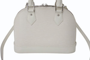 LOUIS VUITTON ルイヴィトン アルマBB 2WAYバッグ ハンドバッグ ショルダーバッグ M4085J エピレザー アイボリー 美品 中古 4b002655