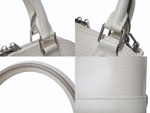 LOUIS VUITTON ルイヴィトン アルマBB 2WAYバッグ ハンドバッグ ショルダーバッグ M4085J エピレザー アイボリー 美品 中古 4b002655