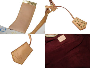LOUIS VUITTON ルイヴィトン クリッシーMM マルチカラー ブロン ハンドバッグ M40311 モノグラム 村上隆 ホワイト 美品 中古 4b002662