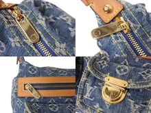 Load image into Gallery viewer, LOUIS VUITTON ルイヴィトン モノグラムデニム バギーPM ショルダーバッグ ワンショルダー M95049 インディゴブルー 美品 中古 4b002663