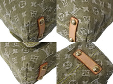 Load image into Gallery viewer, LOUIS VUITTON ルイヴィトン バギーGM ショルダーバッグ M95211 モノグラムデニムキャンバス カーキ ゴールド金具 美品 中古 4b002664