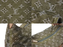 Load image into Gallery viewer, LOUIS VUITTON ルイヴィトン バギーGM ショルダーバッグ M95211 モノグラムデニムキャンバス カーキ ゴールド金具 美品 中古 4b002664