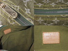 Load image into Gallery viewer, LOUIS VUITTON ルイヴィトン バギーGM ショルダーバッグ M95211 モノグラムデニムキャンバス カーキ ゴールド金具 美品 中古 4b002664
