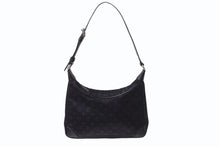 Load image into Gallery viewer, LOUIS VUITTON ルイヴィトン リトル ブローニュ ワンショルダーバッグ M92142 モノグラム サテン ブラック シルバー金具 美品 中古 4b002666