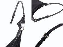 Load image into Gallery viewer, LOUIS VUITTON ルイヴィトン リトル ブローニュ ワンショルダーバッグ M92142 モノグラム サテン ブラック シルバー金具 美品 中古 4b002666