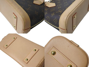 LOUIS VUITTON ルイヴィトン モノグラム アルマBB ハンドバッグ M53152 ショルダー 2WAY PVC ゴールド金具 美品 中古 4b002680