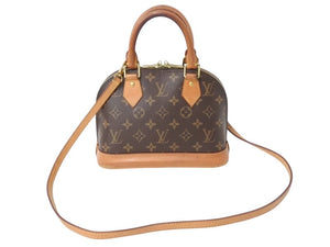 LOUIS VUITTON ルイヴィトン アルマBB ハンドバッグ M53152 ショルダー 2WAY モノグラムキャンバス PVC レザー 美品 中古 4b002681