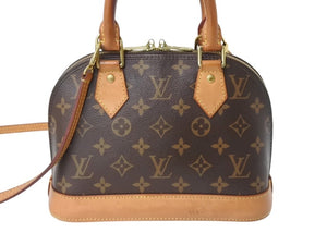 LOUIS VUITTON ルイヴィトン アルマBB ハンドバッグ M53152 ショルダー 2WAY モノグラムキャンバス PVC レザー 美品 中古 4b002681