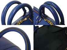 Load image into Gallery viewer, LOUIS VUITTON ルイヴィトン キーポル55 ボストンバッグ エピレザー ブルー M42955 美品 中古 4b002683
