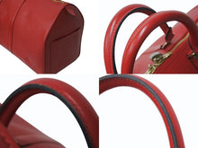 Load image into Gallery viewer, 極美品 LOUIS VUITTON ルイヴィトン キーポル50 ボストンバッグ M42967 カスティリアンレッド エピレザー 中古 4b002684