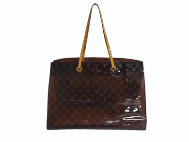 LOUIS VUITTON ルイヴィトン カバ トートバッグ M50500 モノグラム クルーズライン ビニール レザー クリアブラウン 美品 中古 4b002687