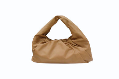 極美品 BOTTEGAVENETA ボッテガヴェネタ ザショルダーポーチ オウレンティ ショルダーバック ワンショルダー ブラウン レザー 中古 4b002690
