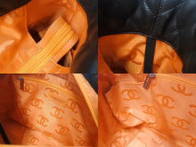 Load image into Gallery viewer, CHANEL シャネル カンボンライン ラージトートバッグ 10番台 A25169 ココマーク カーフスキン パテントレザー ブラウン 美品 中古 4b002692