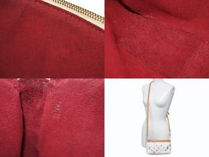 LOUIS VUITTON ルイヴィトン ポシェット アクセソワール アクセサリーポーチ M92649 モノグラム マルチカラー 村上隆 美品 中古 4b002694