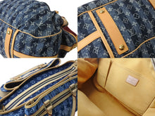 Load image into Gallery viewer, 極美品 LOUIS VUITTON ルイヴィトン モノグラムデニム カバレイエGM 2way ショルダーバッグ ブルー ゴールド金具 M95336 中古 4b002695