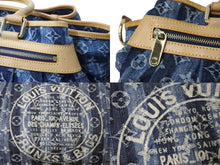 Load image into Gallery viewer, 極美品 LOUIS VUITTON ルイヴィトン モノグラムデニム カバレイエGM 2way ショルダーバッグ ブルー ゴールド金具 M95336 中古 4b002695