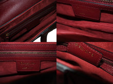 Load image into Gallery viewer, 極美品 CHRISTIAN DIOR クリスチャンディオール サドルバッグ ワンショルダーバッグ 28-MA-0179 レザー ボルドー ゴールド 中古 4b002697