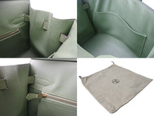 Load image into Gallery viewer, 極美品 HERMES エルメス バーキン30 セリエ 外縫い ハンドバッグ Z刻印 ヴォーエプソン ヴェールクリケット ゴールド金具 中古 4b002699