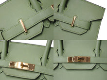 Load image into Gallery viewer, 極美品 HERMES エルメス バーキン30 セリエ 外縫い ハンドバッグ Z刻印 ヴォーエプソン ヴェールクリケット ゴールド金具 中古 4b002699