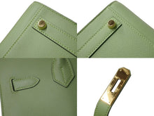 Load image into Gallery viewer, 極美品 HERMES エルメス バーキン30 セリエ 外縫い ハンドバッグ Z刻印 ヴォーエプソン ヴェールクリケット ゴールド金具 中古 4b002699