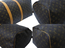 Load image into Gallery viewer, LOUIS VUITTON ルイヴィトン キーポル55 ボストンバッグ M41424 モノグラム PVC レザー ブラウン 美品 中古 4b002712