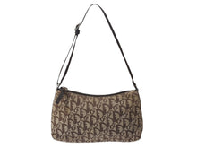 Load image into Gallery viewer, CHRISTIAN DIOR クリスチャンディオール アクセポ トロッター ワンショルダーバッグ ハンドバッグ ブラウン シルバー金具 良品 中古 4b002715