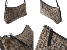 Load image into Gallery viewer, CHRISTIAN DIOR クリスチャンディオール アクセポ トロッター ワンショルダーバッグ ハンドバッグ ブラウン シルバー金具 良品 中古 4b002715