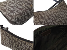 Load image into Gallery viewer, CHRISTIAN DIOR クリスチャンディオール アクセポ トロッター ワンショルダーバッグ ハンドバッグ ブラウン シルバー金具 良品 中古 4b002715