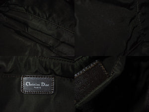 CHRISTIAN DIOR クリスチャンディオール アクセポ トロッター ワンショルダーバッグ ハンドバッグ ブラウン シルバー金具 良品 中古 4b002715