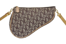 Load image into Gallery viewer, Christian Dior クリスチャンディオール トロッター サドルバッグ ショルダーバッグ サドルポーチ ブラウン 美品 中古 4b002716