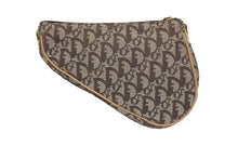 Load image into Gallery viewer, Christian Dior クリスチャンディオール トロッター サドルバッグ ショルダーバッグ サドルポーチ ブラウン 美品 中古 4b002716