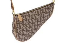 Load image into Gallery viewer, Christian Dior クリスチャンディオール トロッター サドルバッグ ショルダーバッグ サドルポーチ ブラウン 美品 中古 4b002716
