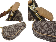 Load image into Gallery viewer, Christian Dior クリスチャンディオール トロッター サドルバッグ ショルダーバッグ サドルポーチ ブラウン 美品 中古 4b002716