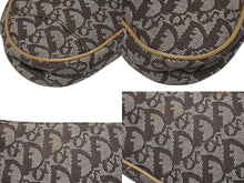 Load image into Gallery viewer, Christian Dior クリスチャンディオール トロッター サドルバッグ ショルダーバッグ サドルポーチ ブラウン 美品 中古 4b002716