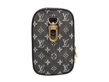 Load image into Gallery viewer, 極美品 LOUIS VUITTON ルイヴィトン モノグラム ミニ ウス ディジタル デジカメケース ポーチ M92066 グレー ネイビー 中古 4b002720