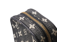 Load image into Gallery viewer, 極美品 LOUIS VUITTON ルイヴィトン モノグラム ミニ ウス ディジタル デジカメケース ポーチ M92066 グレー ネイビー 中古 4b002720